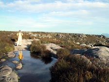 Thomas auf dem Tafelberg